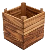 Klasik Kutu Kestane 20x20x20 cm