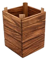 Klasik Kutu Kestane 20x20x26 cm