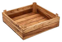 Klasik Kutu Kestane 33x33x8 cm