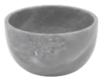 15 cm Mermer Kase Gri