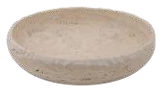 Doğal Patlatma Kase Traverten 26 cm