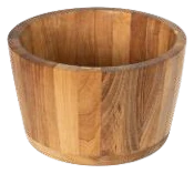 22 cm Konikal Derin Kase Ceviz No.3