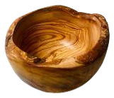 Doğal Kesim Zeytin Kase 18 cm