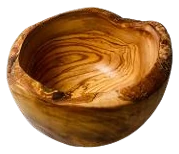 Doğal Kesim Zeytin Kase 20 cm